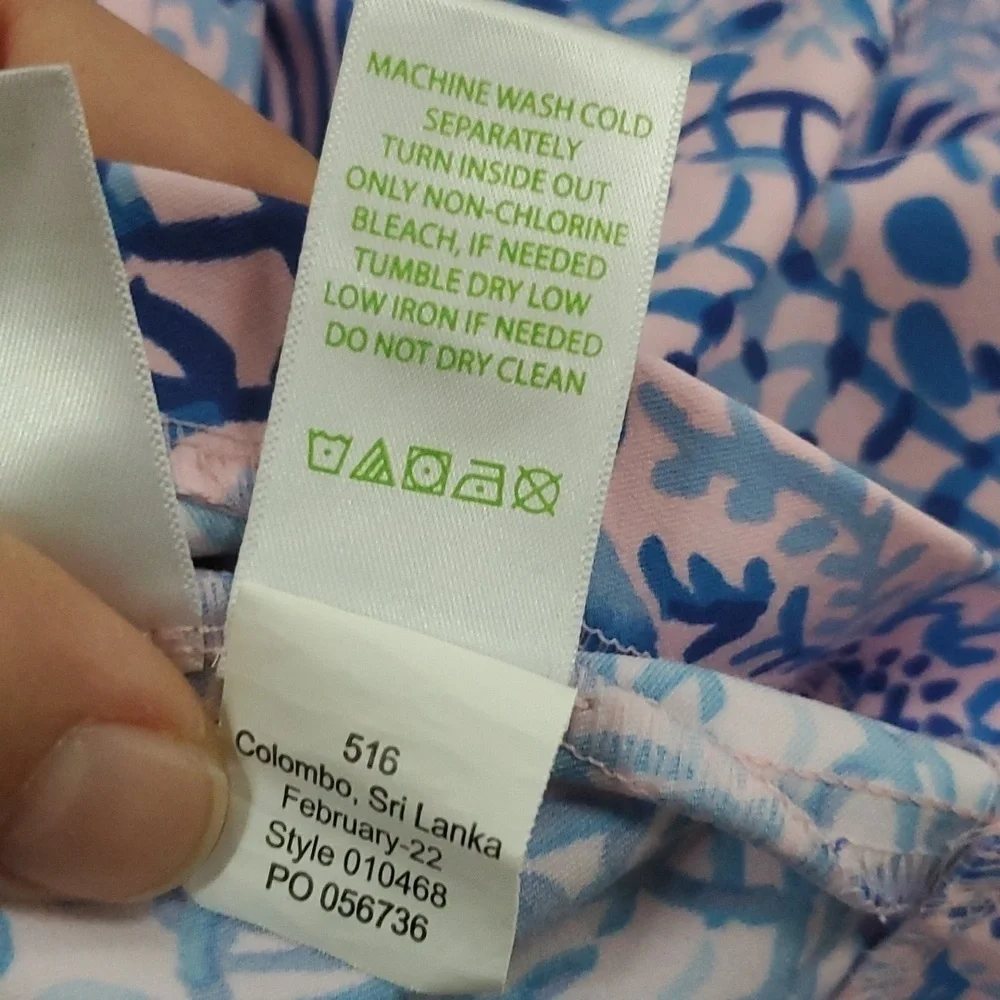 Lilly Pulitzer High Tides Good Vibes Monica Luxletic athletic skort